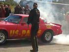 Camaro burnout